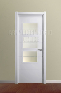 Block puerta lacada en blanco modelo Mapi vidriera 3V. Oferta, ARTEVI, PROMA, MAPI, SAN RAFAEL