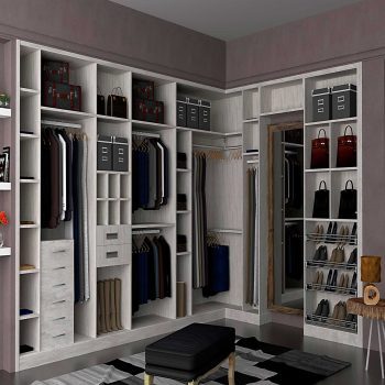 Vestidor abierto a medida