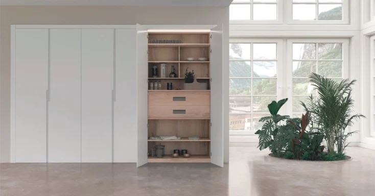 Frente lacado en blaco