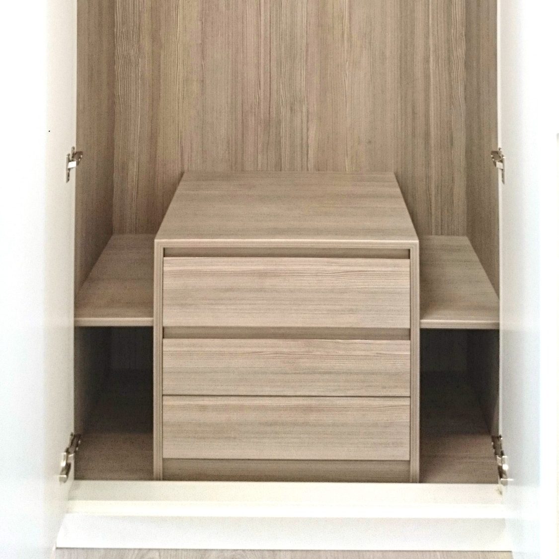 Vestidor abierto a medida