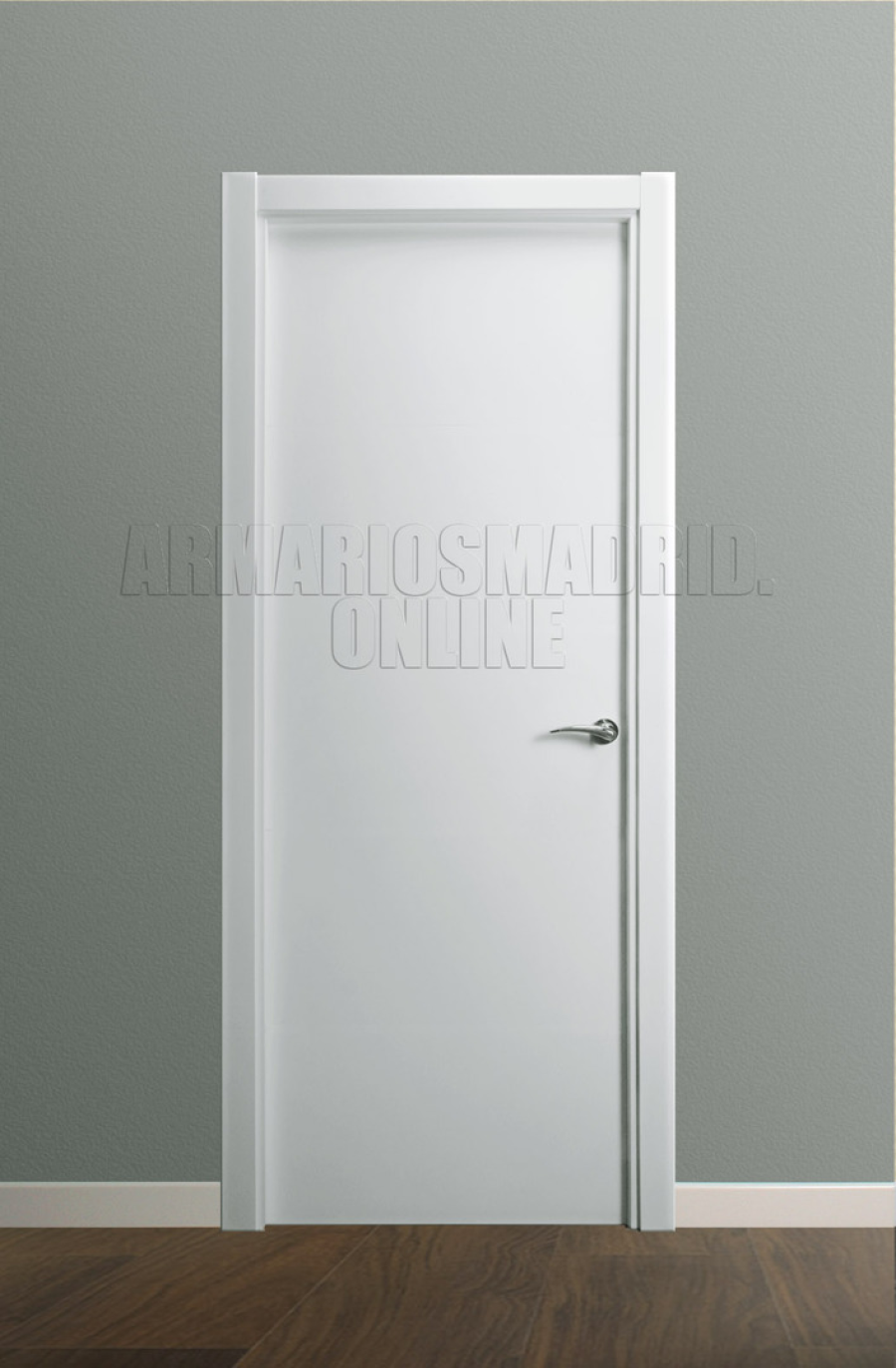 Puerta-lacada-mod- liso Puerta lacada blanca en Madrid